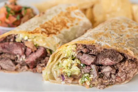 Burritos de carne asada