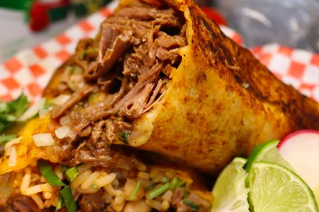 Burritos de carne asada de Los Baños