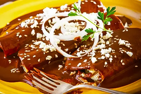 Enchiladas de mole