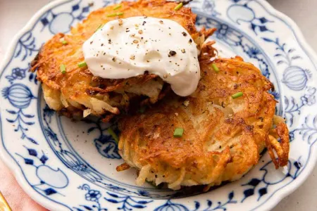 Syrup-Drenched Potato Pancakes