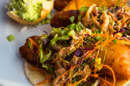 Tacos de pescado de Los Baños